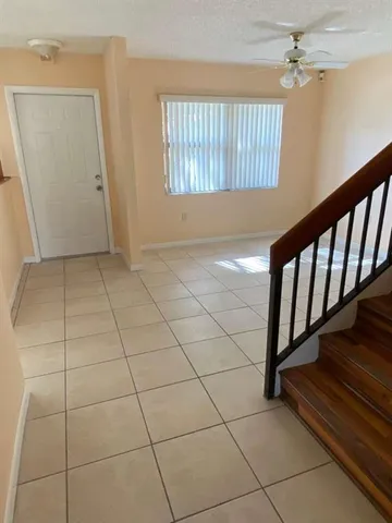 a view of an entryway with a window
