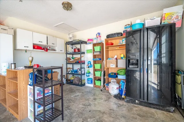 a view of storage and utility room