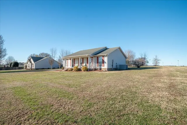 a house with garden area
