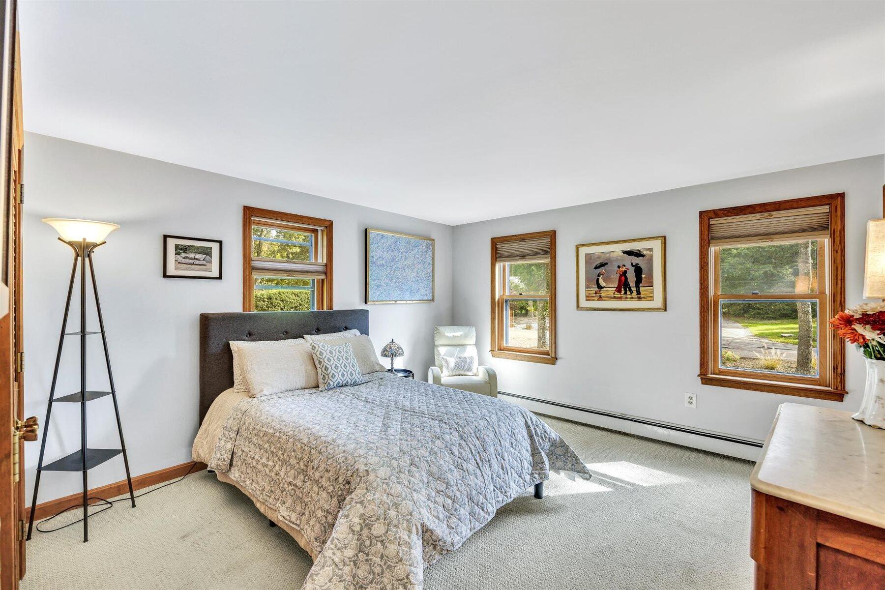 159 Old Chatham Road Brewster, MA 02631 - Photo 12 of 32 a bedroom with a bed and a window