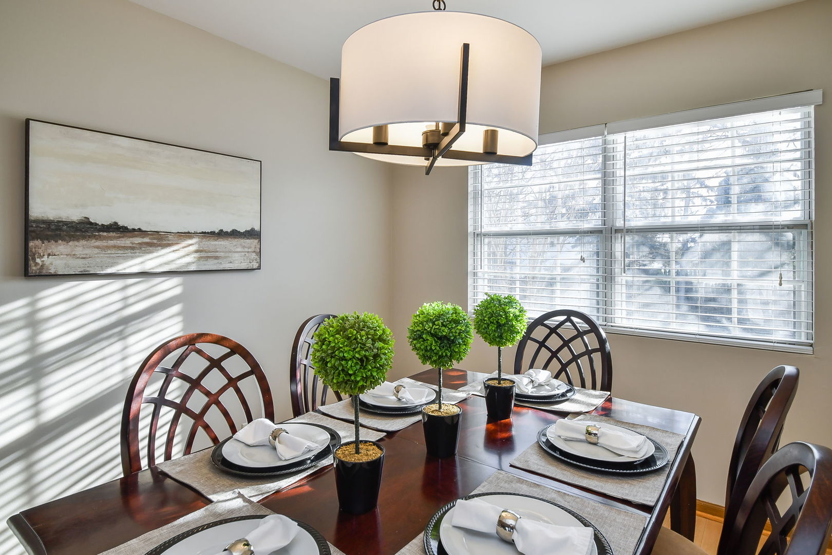 119 Canton Lane Streamwood, IL 60107 - Photo 9 of 28 a view of a dining room with furniture window and outside view