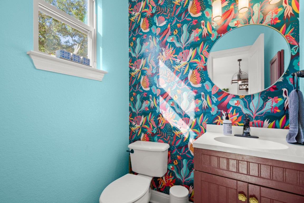 149 Spanish Oak Trail Elgin, TX 78621 - Photo 24 of 25 a bathroom with a sink and a toilet