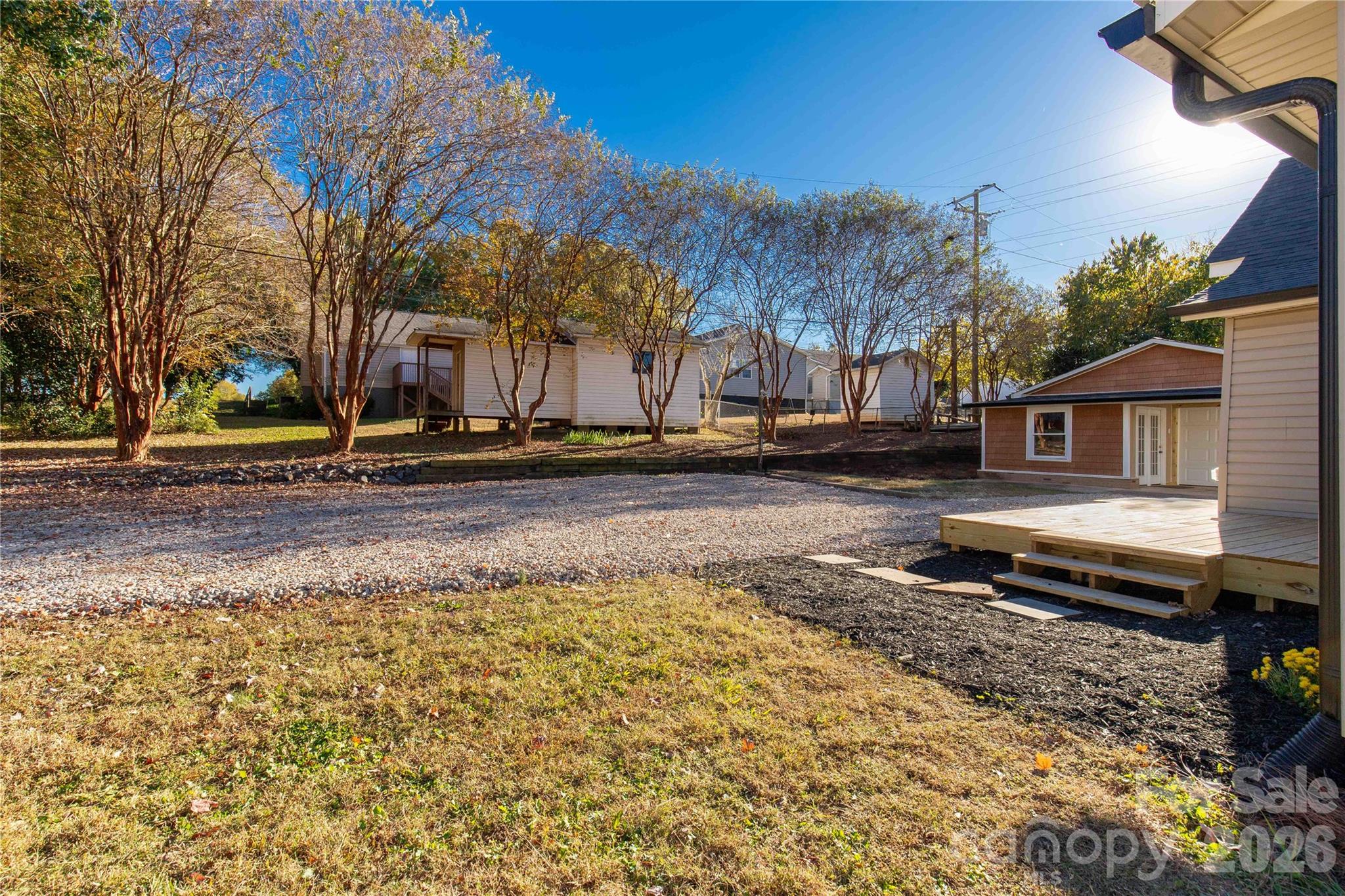 203 Jackson Street Fort Mill, SC 29715 - Photo 22 of 27 a backyard of a house with lots of green space