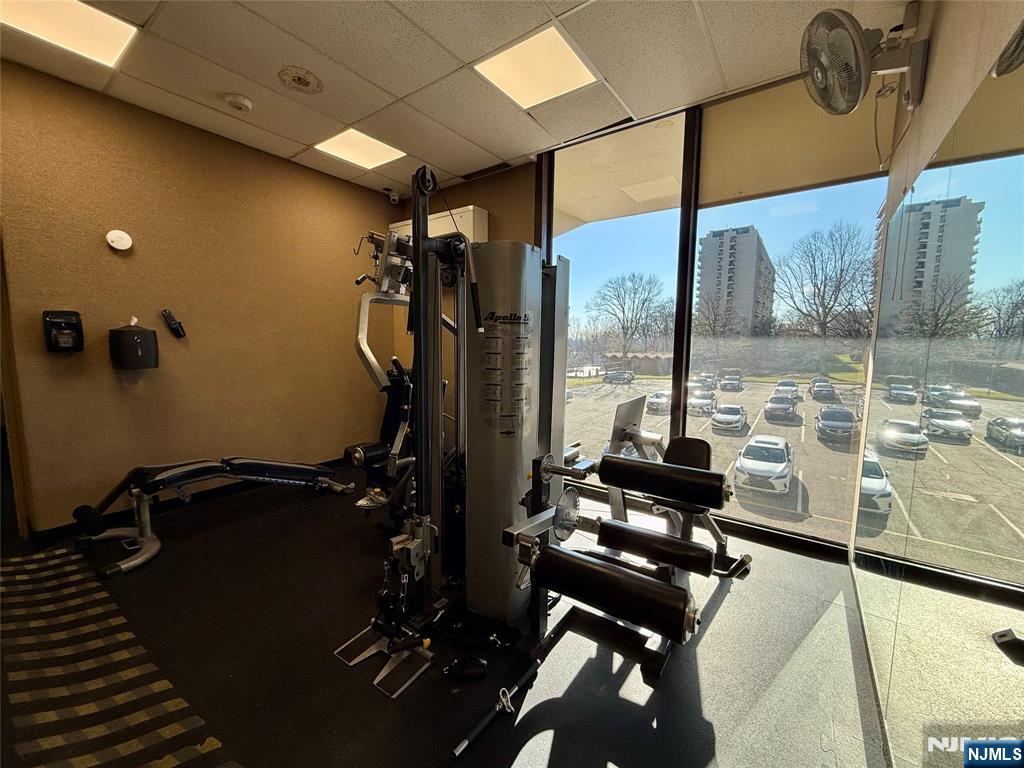 5 Horizon Road, Unit 307 Fort Lee, NJ 07024 - Photo 28 of 31 a view of a room with gym equipment