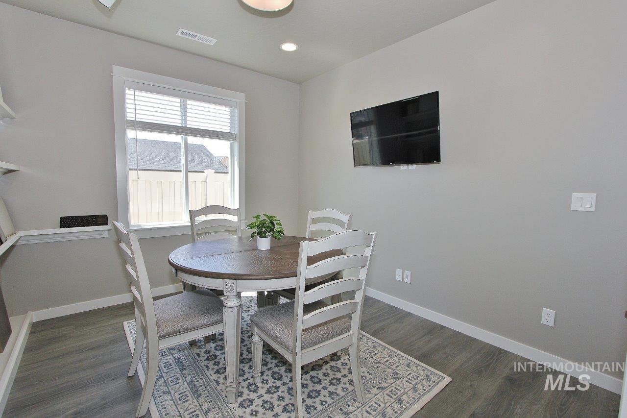 3553 North Eleanor Way Star, ID 83669 - Photo 15 of 20 Dining room with dark wood-style floors and recessed lighting
