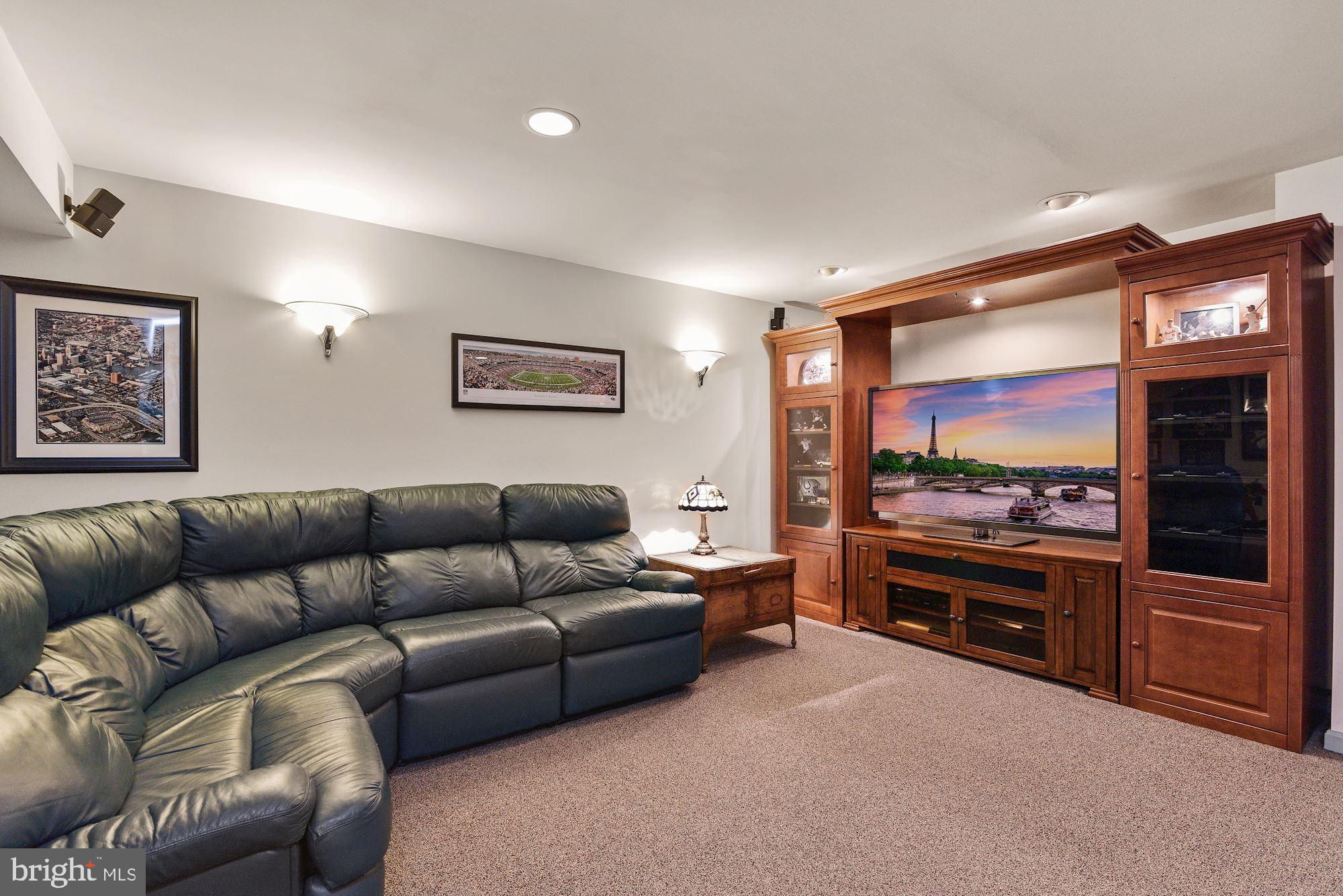 4960 Jalmia Road Mount Airy, MD 21771 - Photo 46 of 66 Basement Entertainment Area - Bose Surround Sound