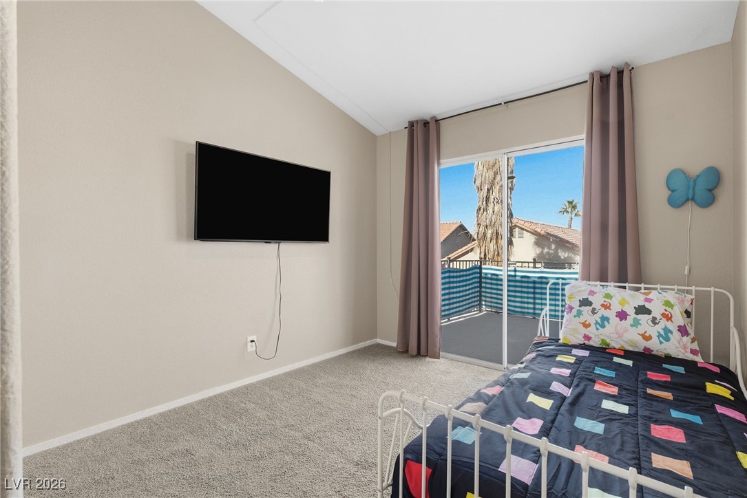 6374 Horizon Ridge Las Vegas, NV 89156 - Photo 27 of 39 Bedroom #2 w/ balcony access
