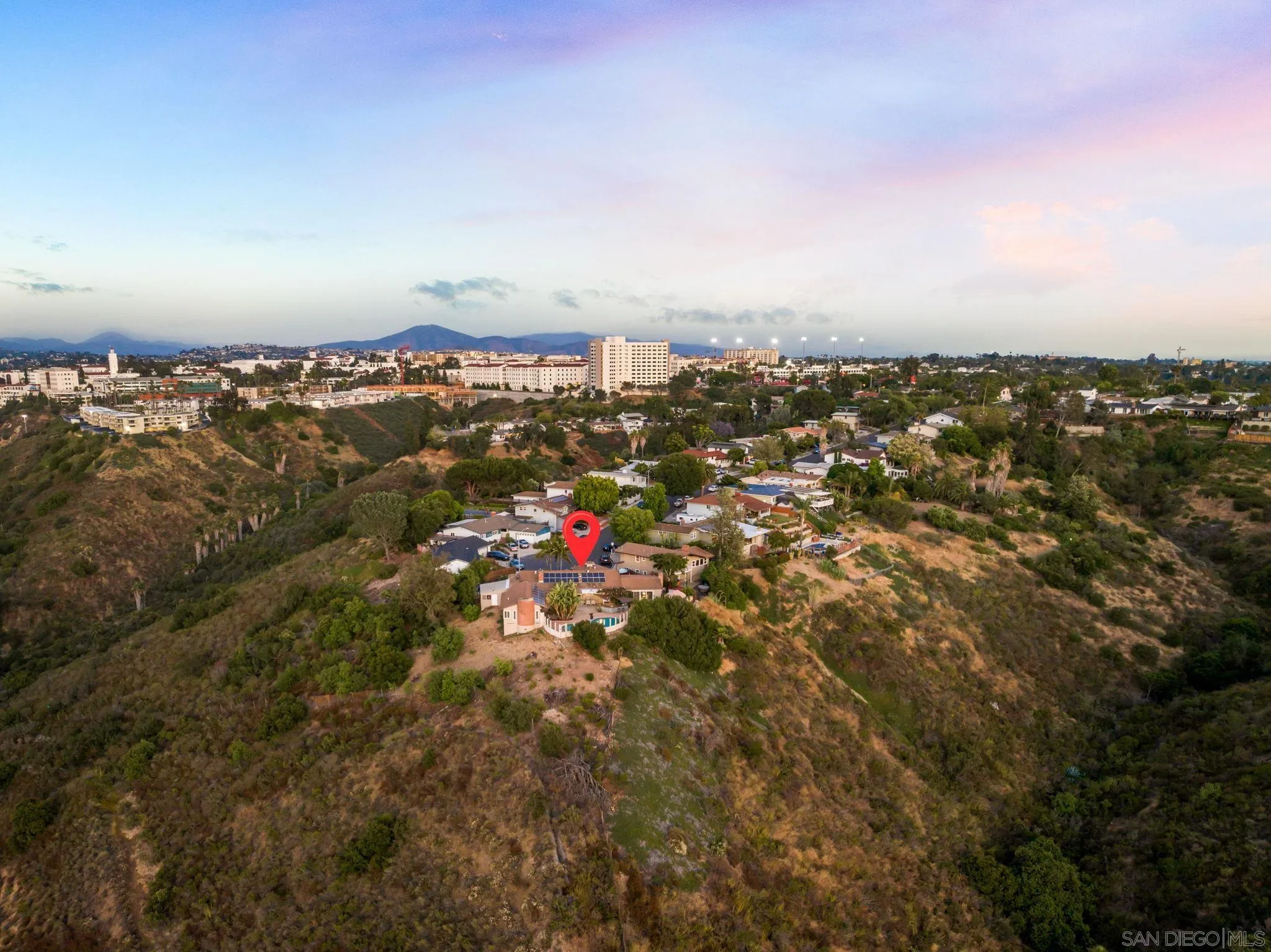 5492 Redding Road San Diego, CA 92115 - Photo 55 of 74 an aerial view of a city