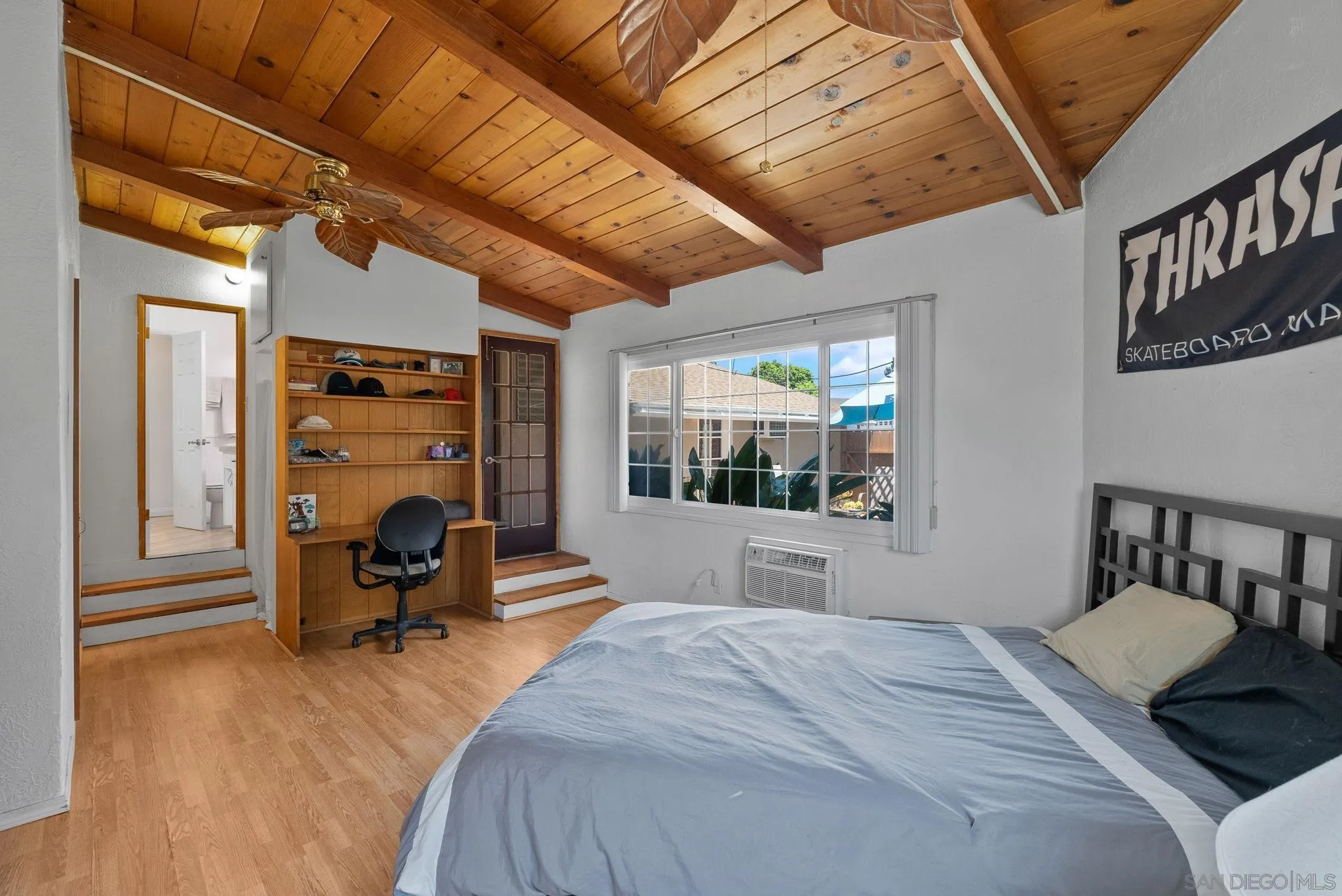 5492 Redding Road San Diego, CA 92115 - Photo 67 of 74 a bedroom with a bed and a view of chair