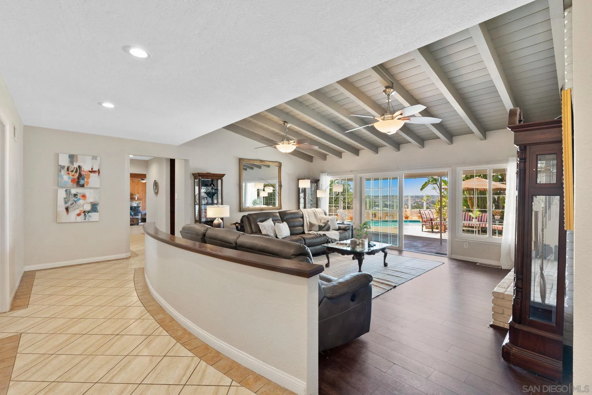 5492 Redding Road San Diego, CA 92115 - Photo 7 of 74 a living room with furniture and a large window