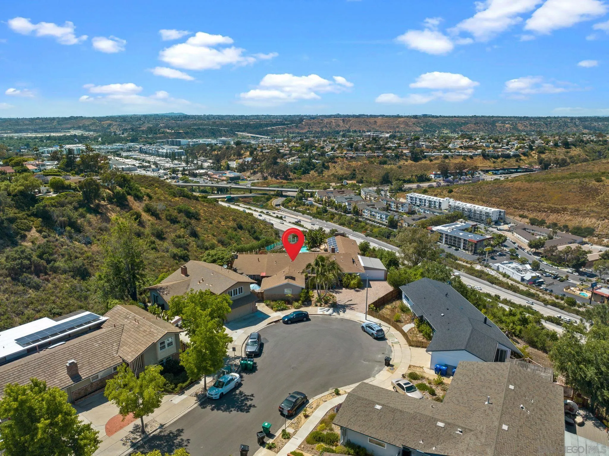 5492 Redding Road San Diego, CA 92115 - Photo 73 of 74 an aerial view of a city
