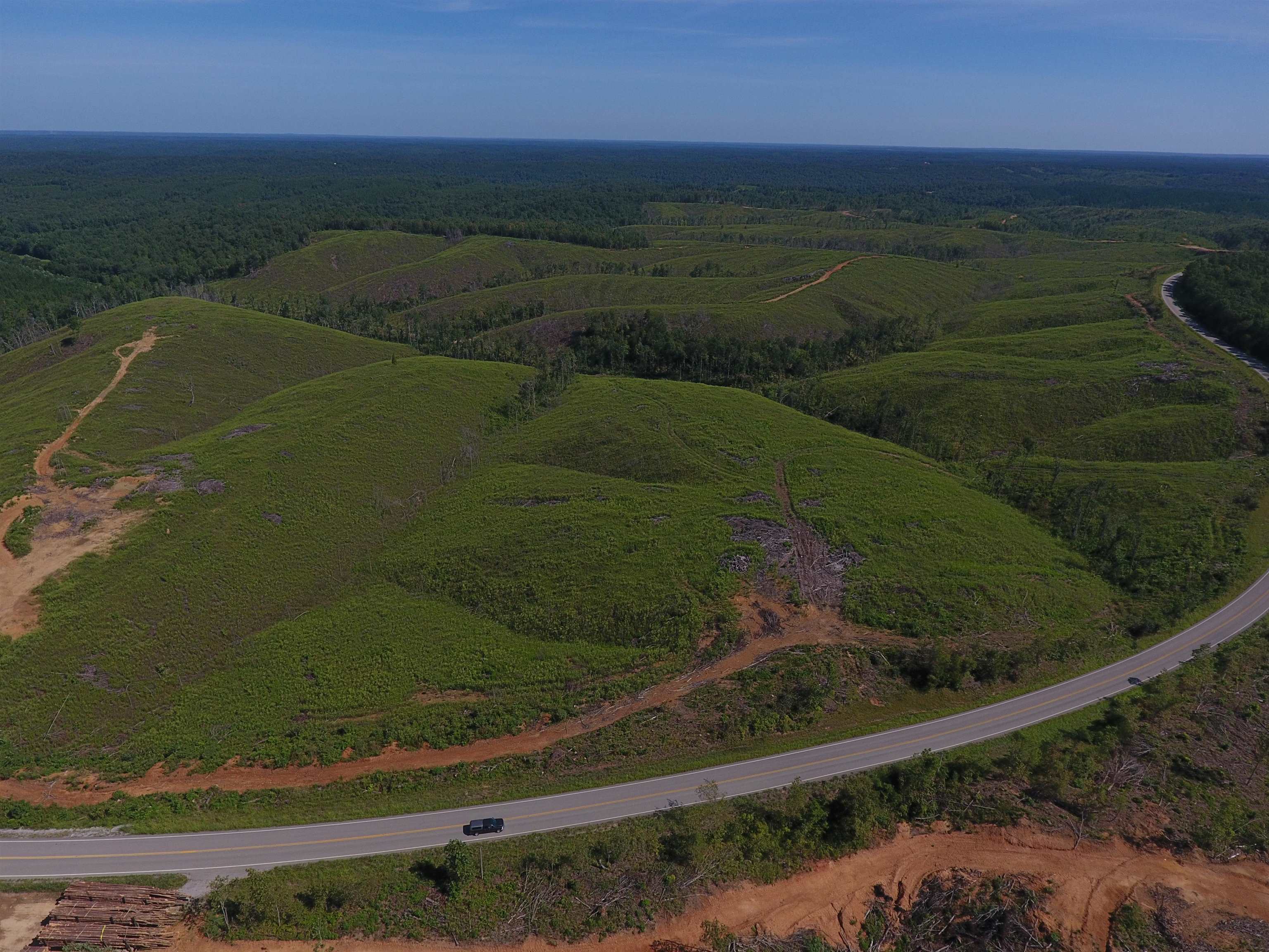10 Hwy 48 Road Waynesboro, TN 38485 - Photo 10 of 19 Aerial view of property's location with rural landscape