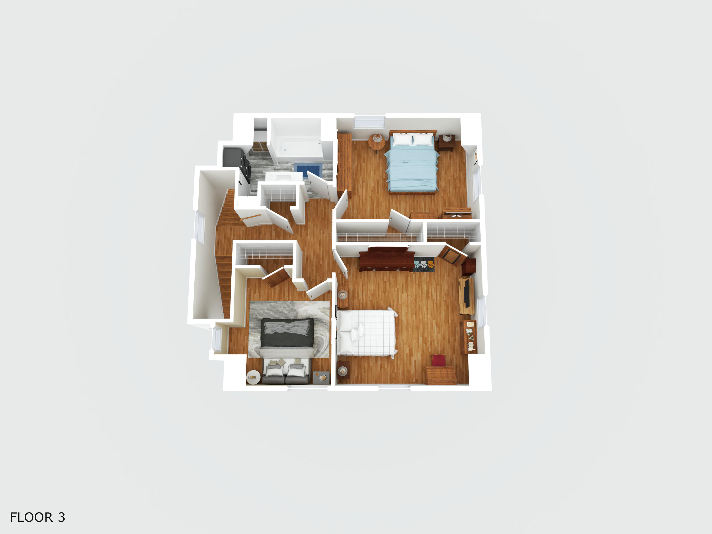 1133 Racine Street Delavan, WI 53115 - Photo 31 of 32 Upper Floor Plan