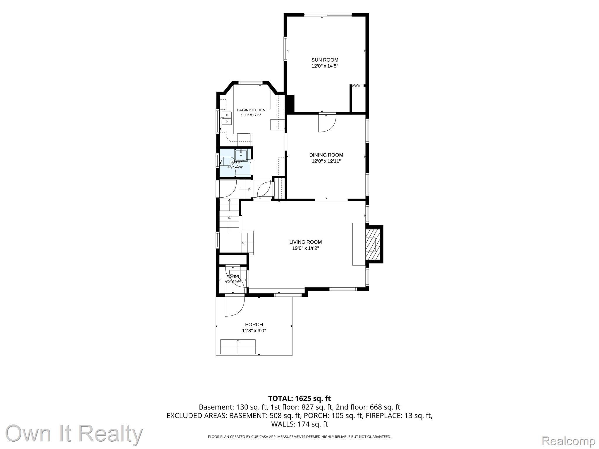 17351 Appoline Street Detroit, MI 48235 - Photo 32 of 34 Floor plan