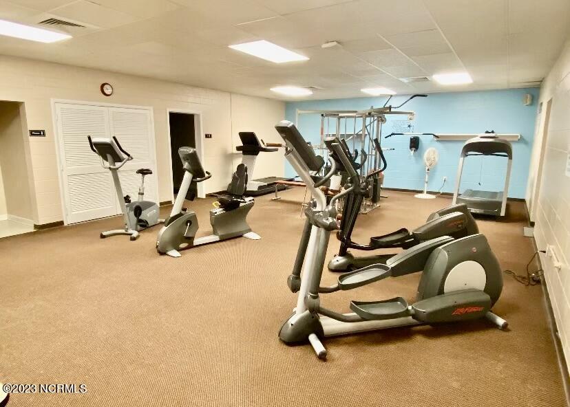 1505 Salter Path Road, Unit 442 Indian Beach, NC 28512 - Photo 62 of 77 Fitness center