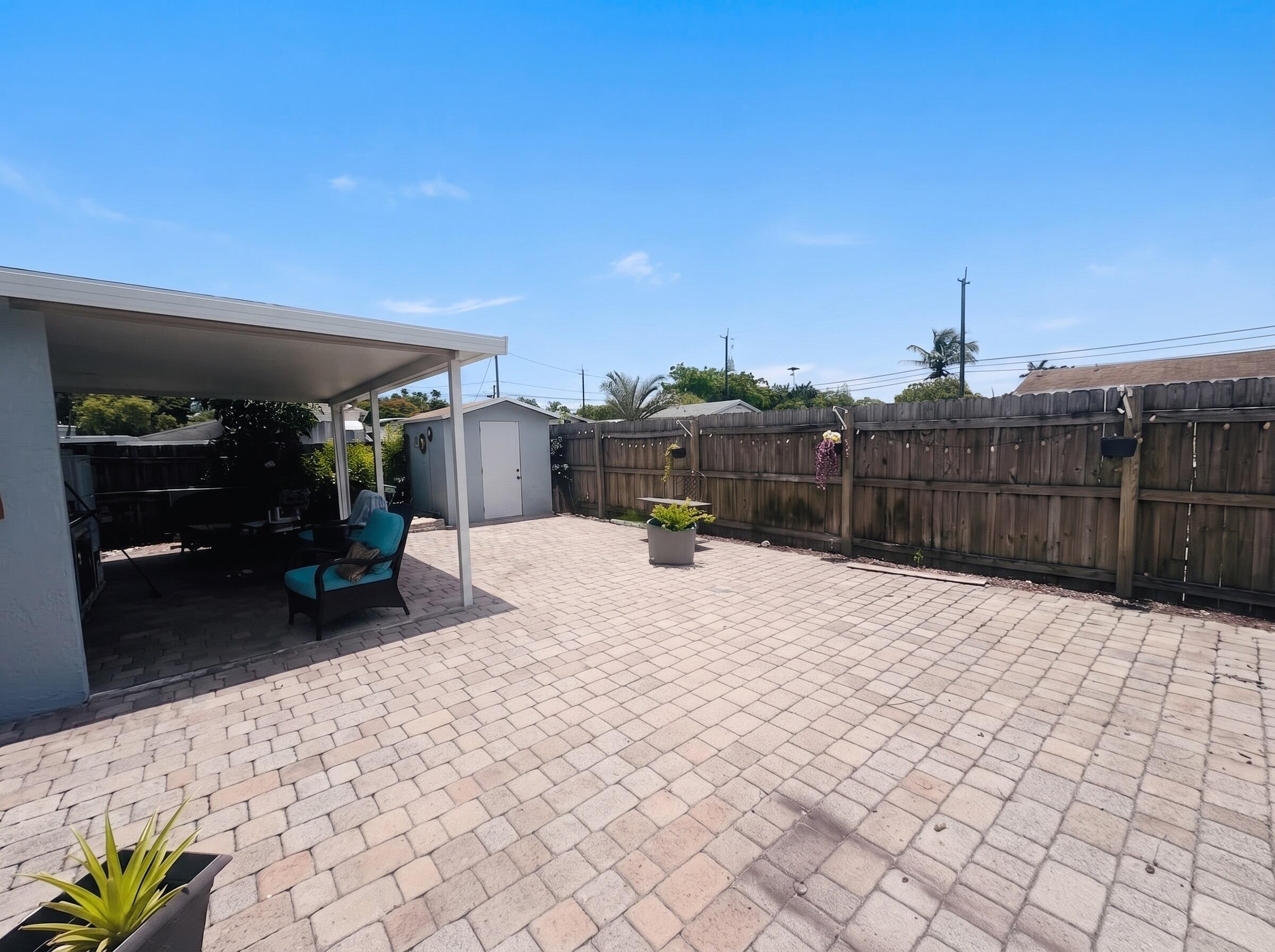 3718 Coconut Road, Unit A Palm Springs, FL 33461 - Photo 17 of 19 Patio 2