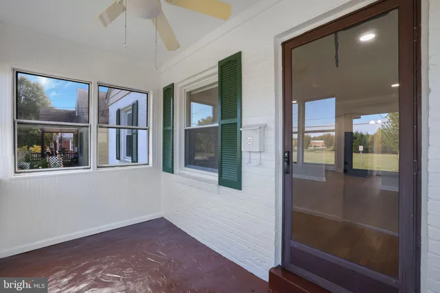 a view of an entryway of a house