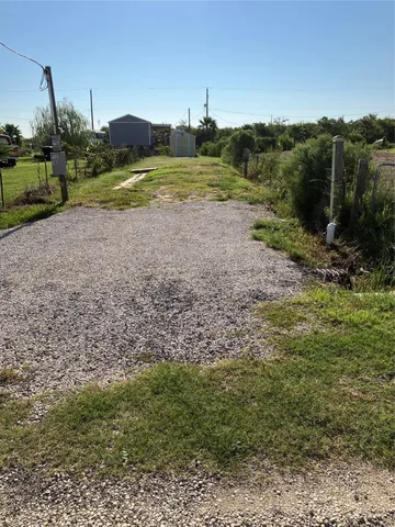 a view of a field with a sink