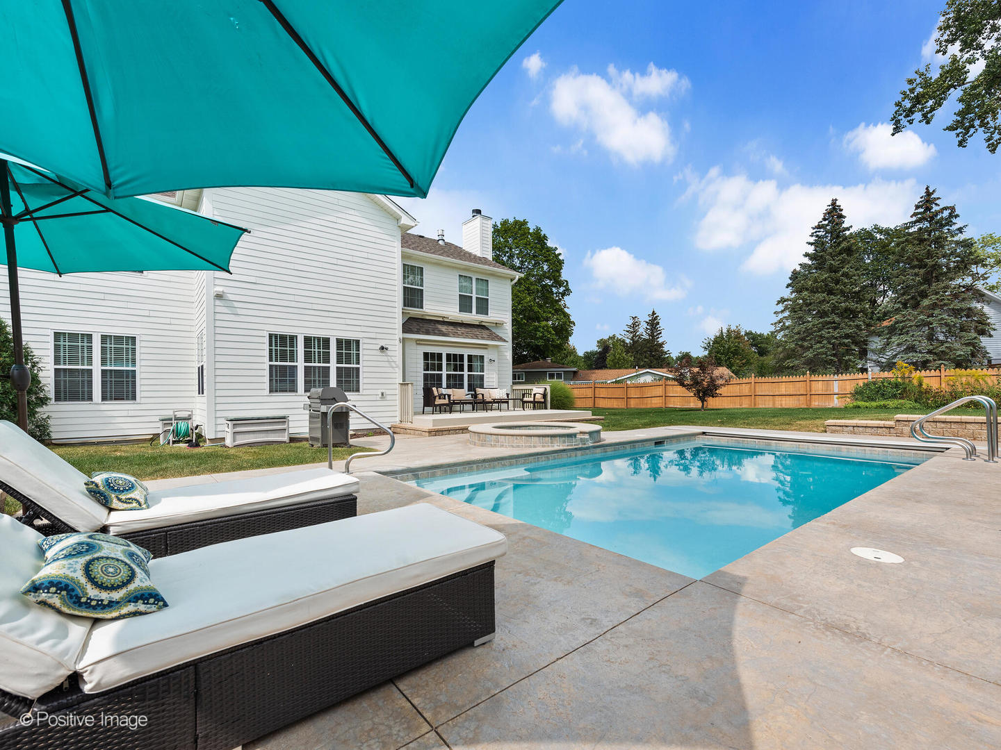 822 Ranch Road Wheaton, IL 60187 - Photo 29 of 36 swimming pool view with a seating space