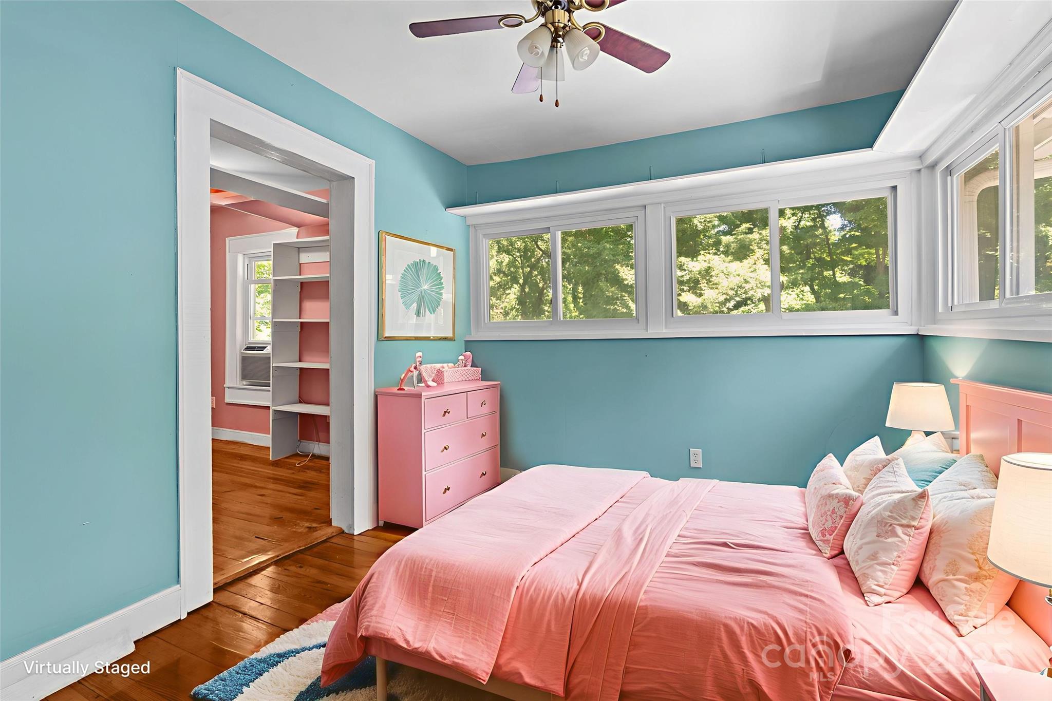 80 Laurel Avenue Tryon, NC 28782 - Photo 29 of 43 a bedroom with a bed and a window
