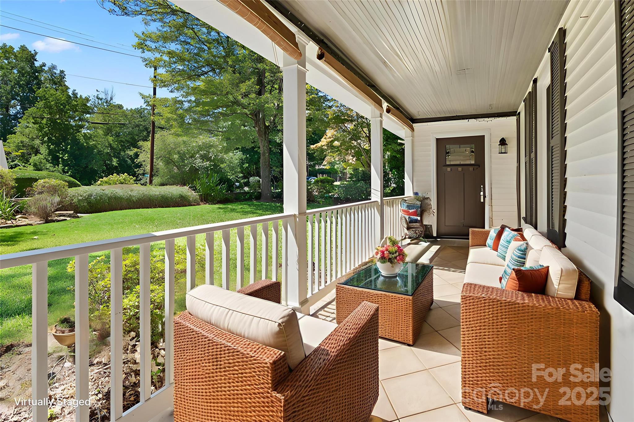 80 Laurel Avenue Tryon, NC 28782 - Photo 5 of 43 a view of two chairs in the balcony