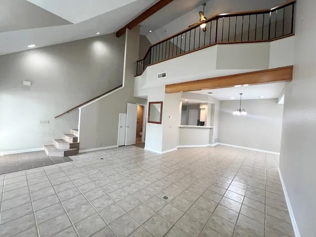 a view of a white building