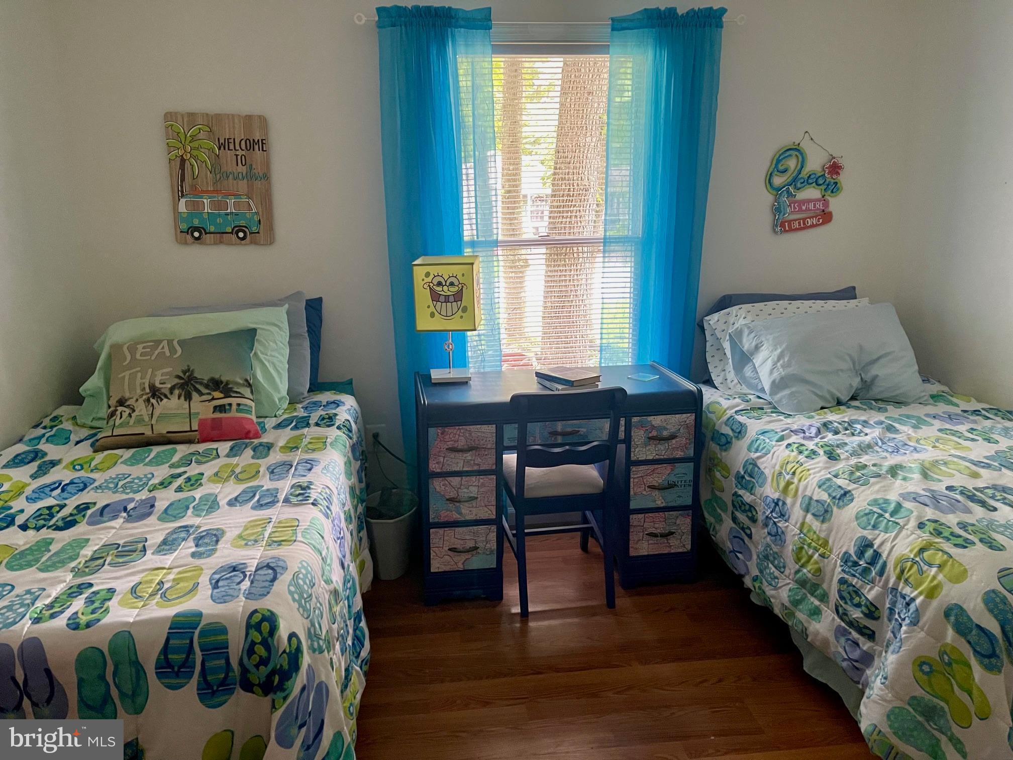 60 Nottingham Lane Berlin, MD 21811 - Photo 36 of 38 a bedroom with a bed and a table in it