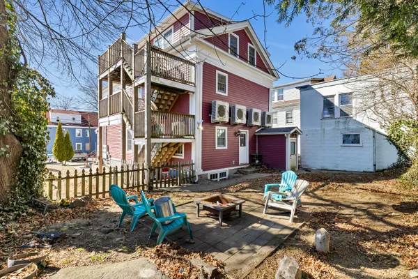 a front view of a house with yard