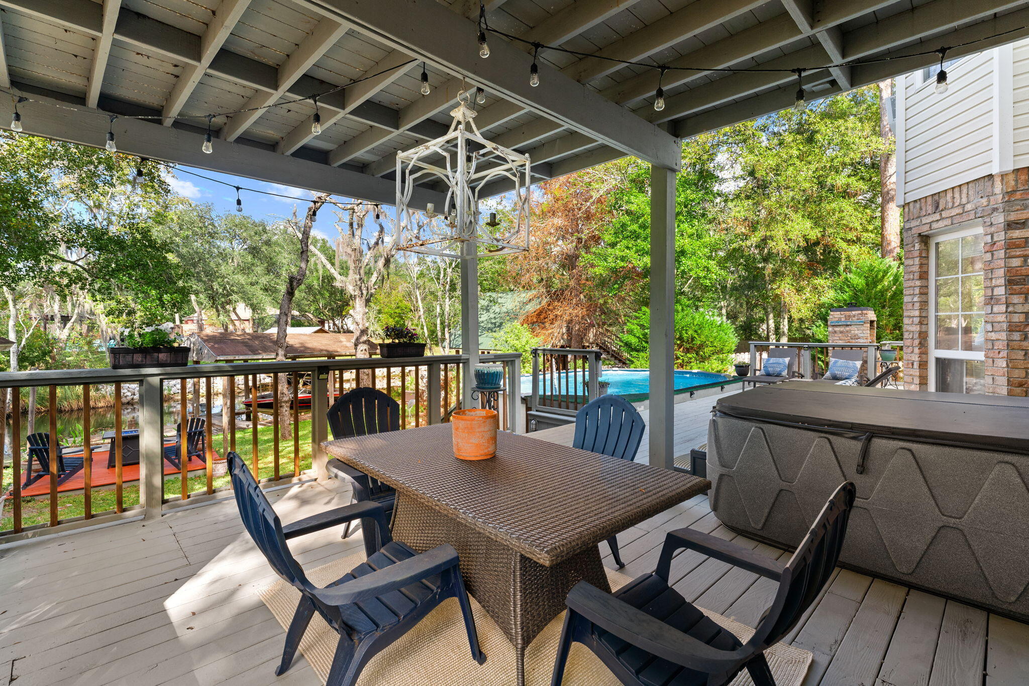 110 Rodney Drive Freeport, FL 32439 - Photo 43 of 58 Deck Off of Back of Home - Downstairs