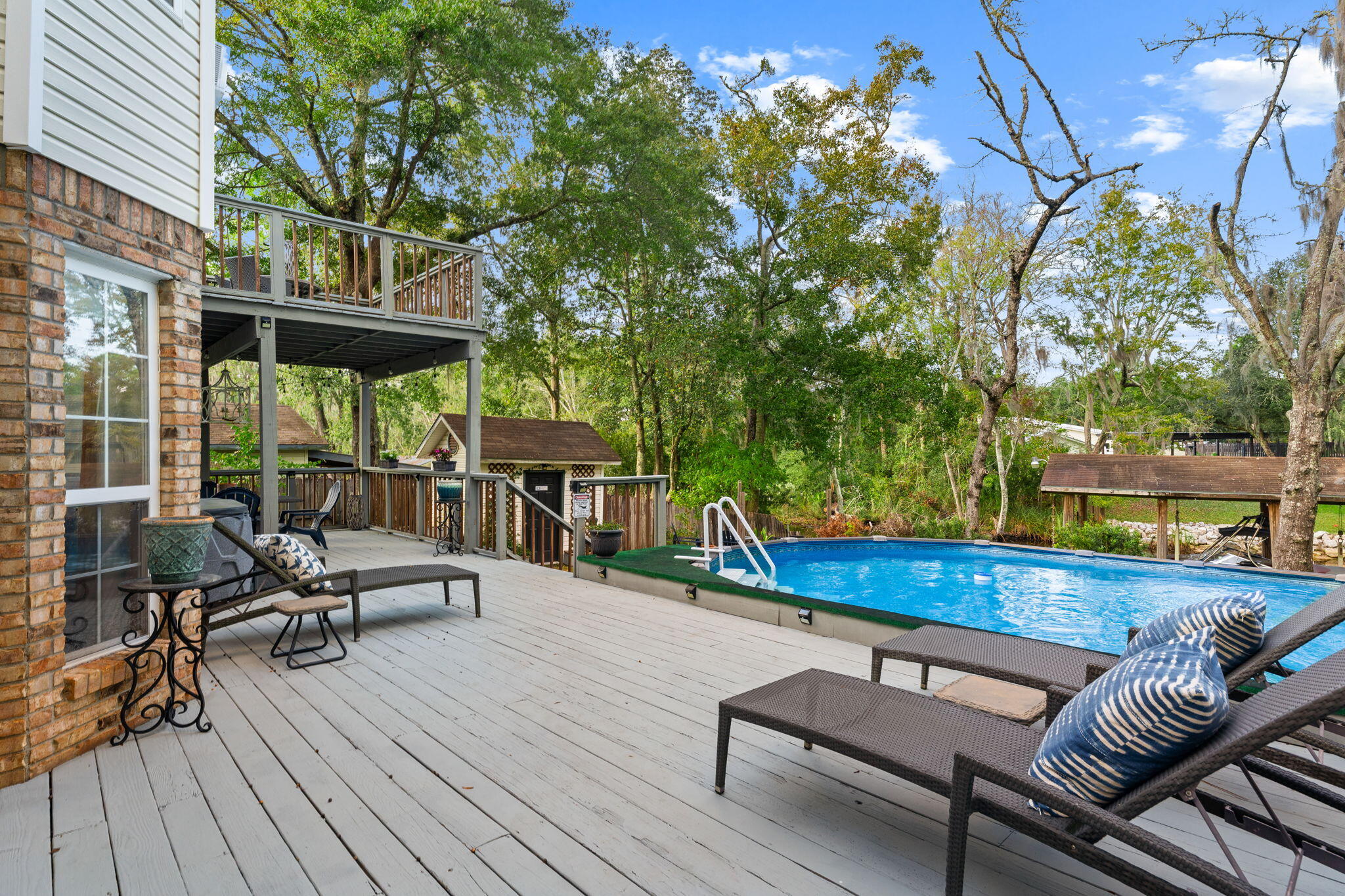 110 Rodney Drive Freeport, FL 32439 - Photo 44 of 58 Deck Off of Back of Home - Downstairs