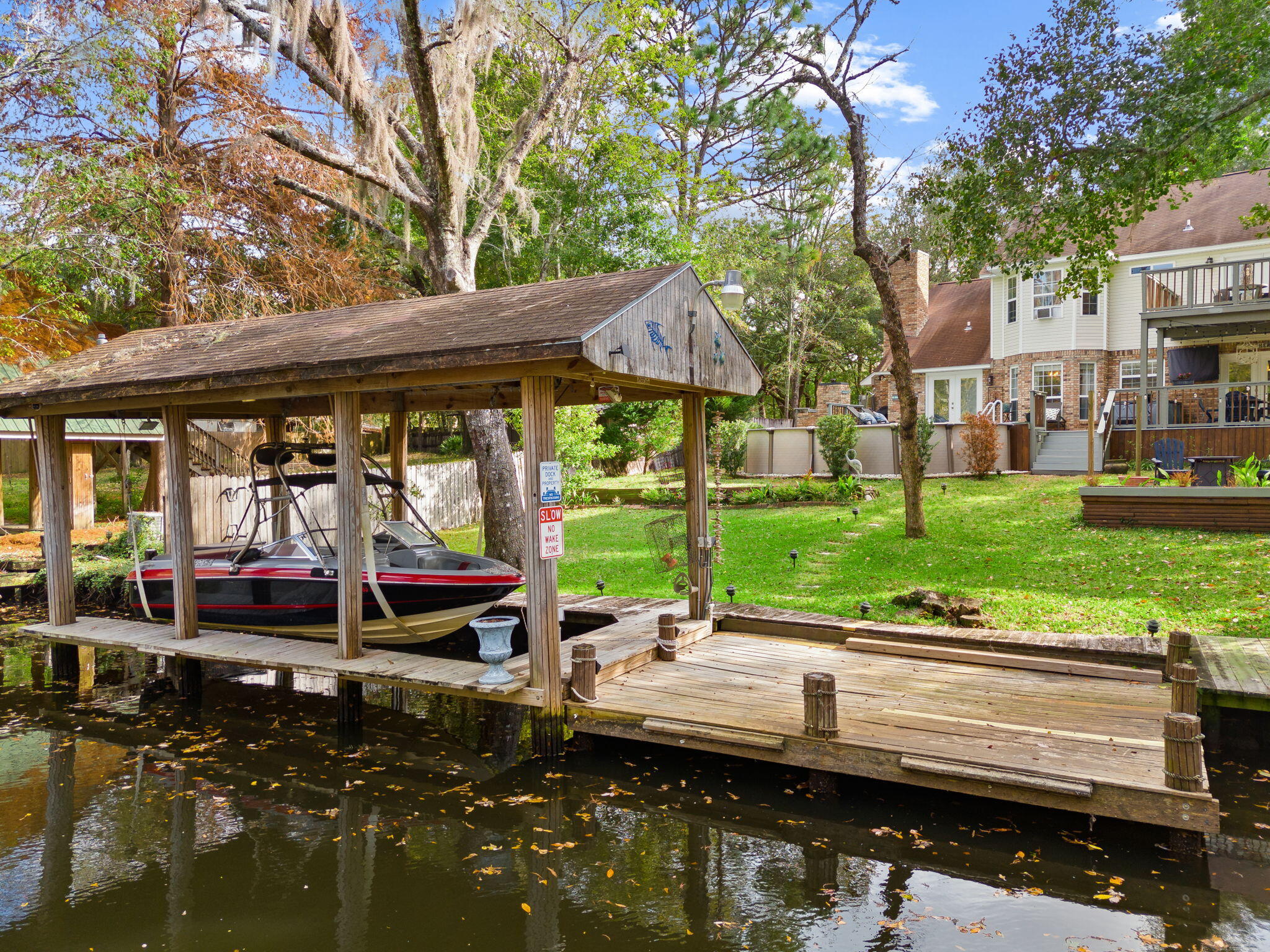 110 Rodney Drive Freeport, FL 32439 - Photo 49 of 58 Boat Lift - Dock