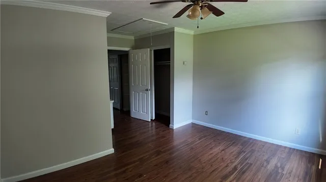 wooden floor in an empty room