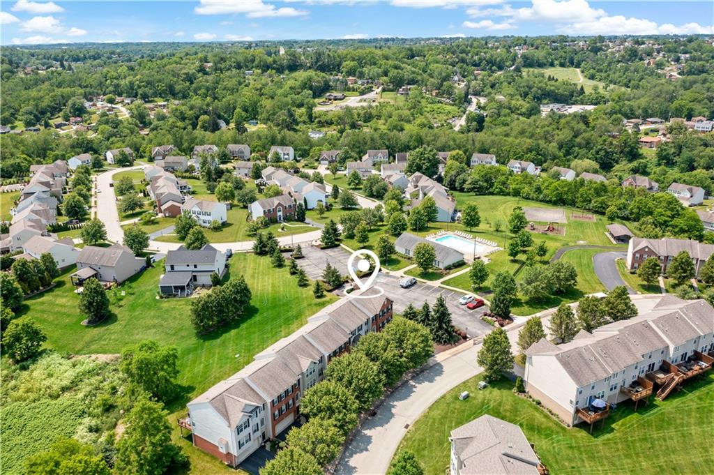 2000 Michael Drive Pittsburgh, PA 15227 - Photo 33 of 45 an aerial view of residential houses with outdoor space and trees