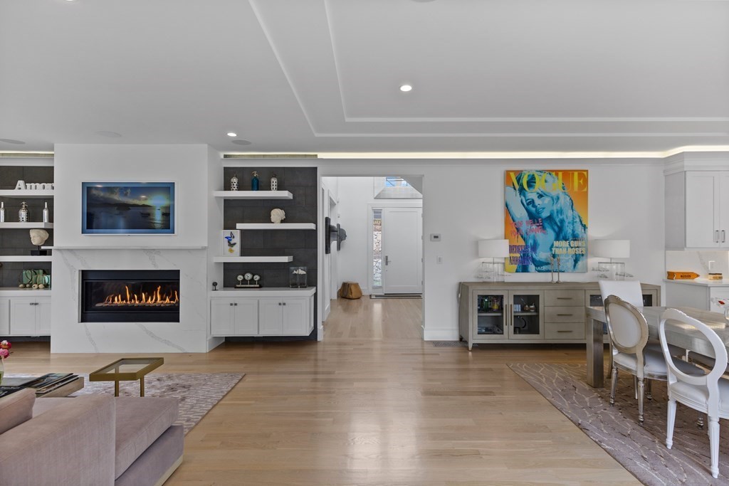 4 Dewing Path Wellesley, MA 02482 - Photo 9 of 41 a living room with furniture and a flat screen tv