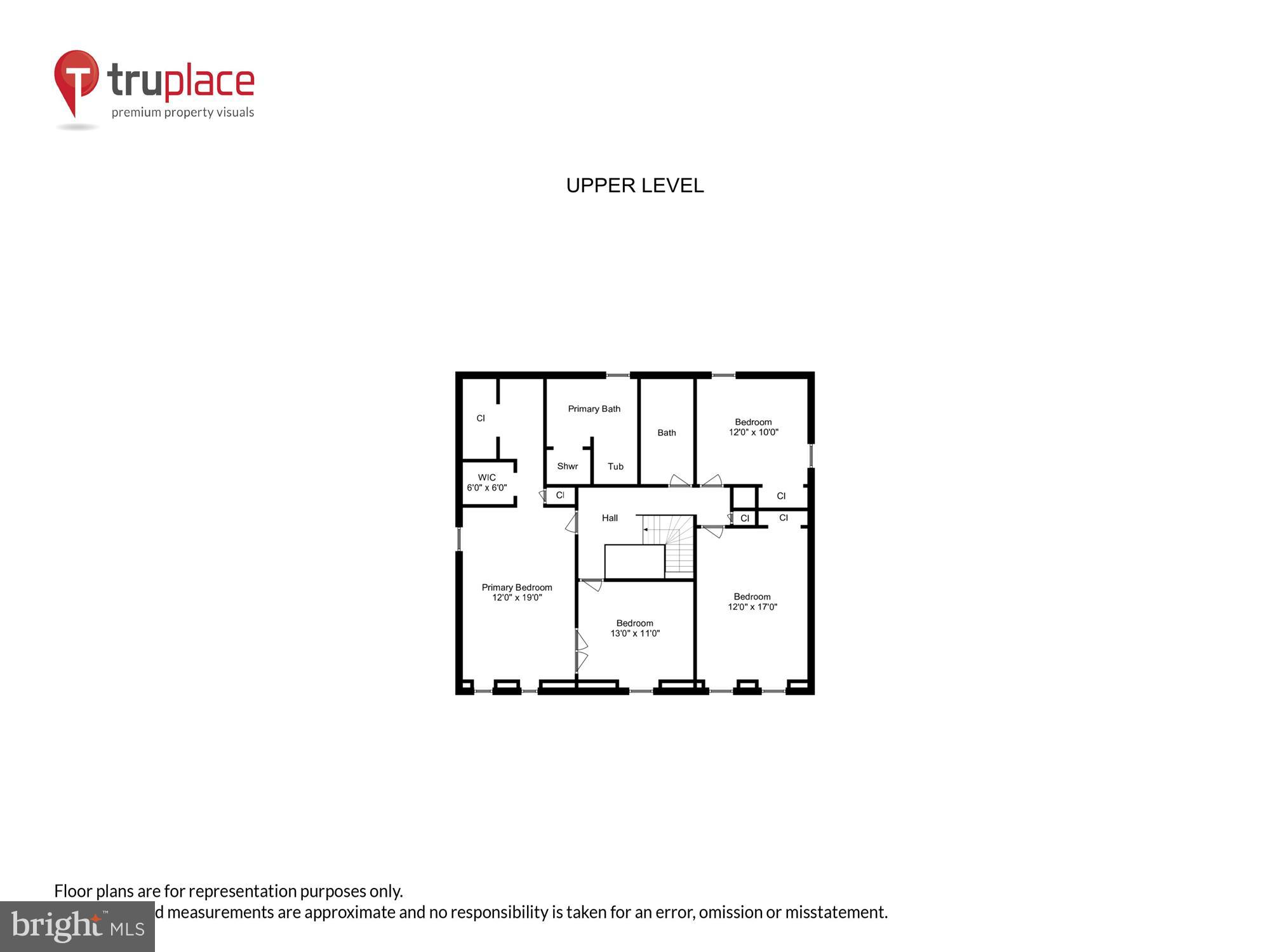 9207 Mac Swain Place Springfield, VA 22153 - Photo 86 of 87 Upper Level (Labels & Measurements)