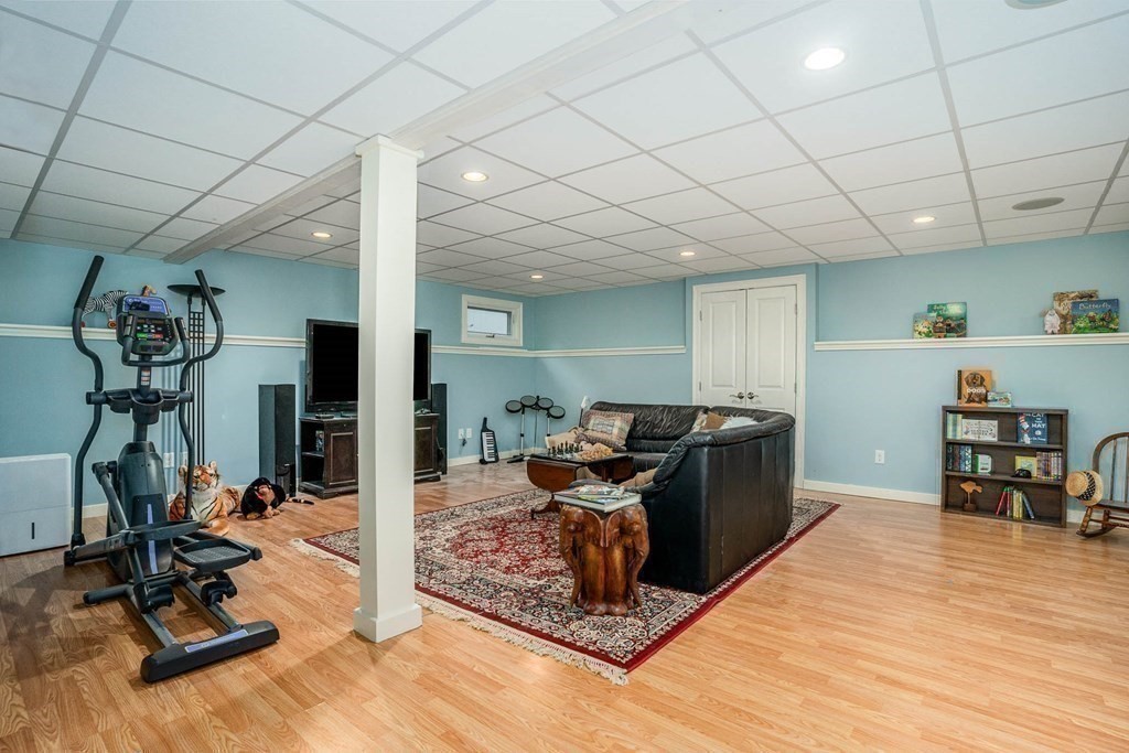 19 Lyon Road Brookline, MA 02467 - Photo 33 of 41 a view of a room with gym equipment