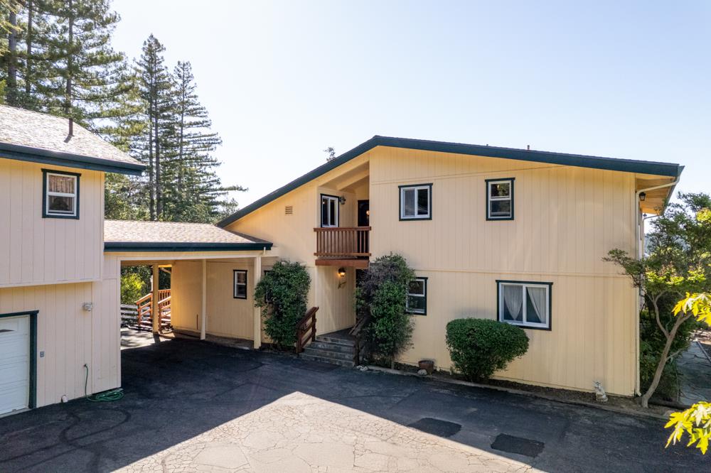 708 Ralston Ridge Boulder Creek, CA 95006 - Photo 3 of 59 a front view of a house with garden