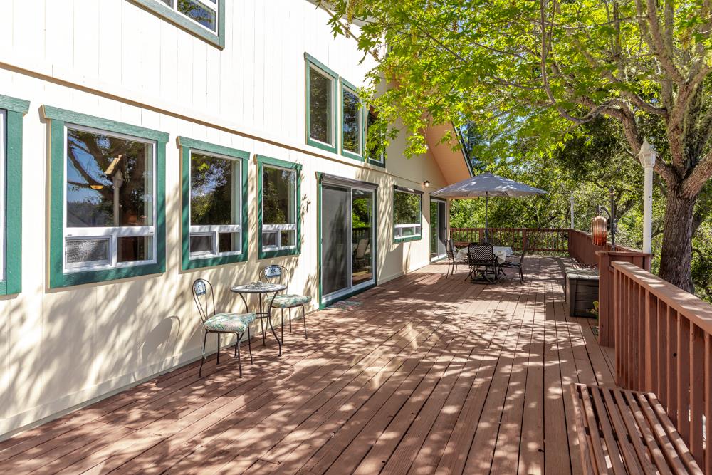 708 Ralston Ridge Boulder Creek, CA 95006 - Photo 38 of 59 a view of a chair and tables in the patio