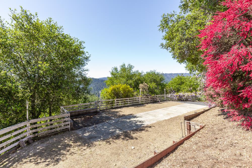 708 Ralston Ridge Boulder Creek, CA 95006 - Photo 45 of 59 a view of a backyard with large trees