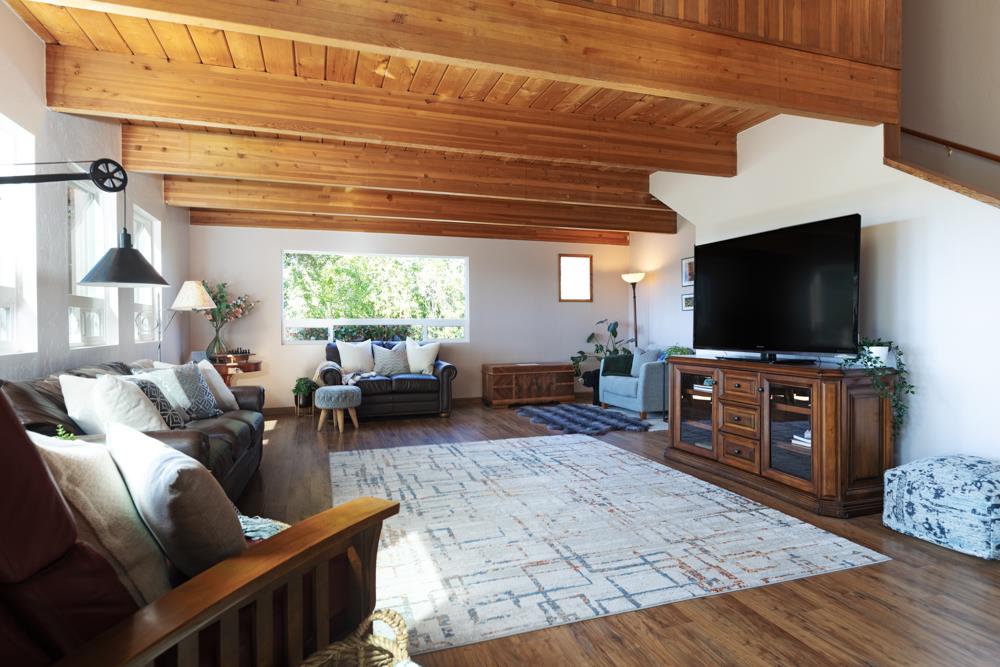 708 Ralston Ridge Boulder Creek, CA 95006 - Photo 7 of 59 a living room with furniture and a flat screen tv