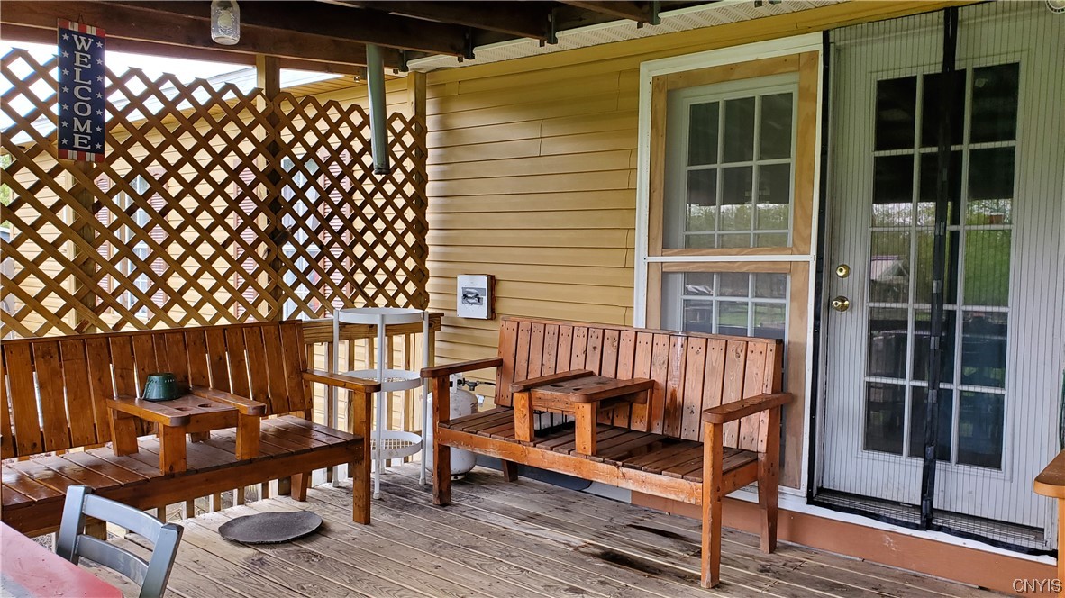 1641 Fyler Road Sullivan, NY 13037 - Photo 19 of 27 Covered deck views large backyard.