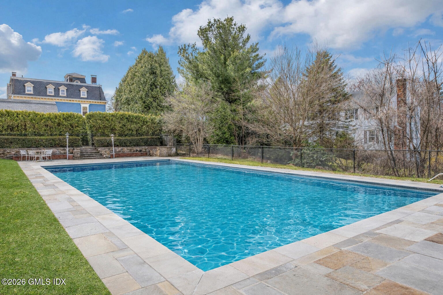 9 Tamarack Place Greenwich, CT 06831 - Photo 34 of 37 Pool enhanced 9 Tamarac