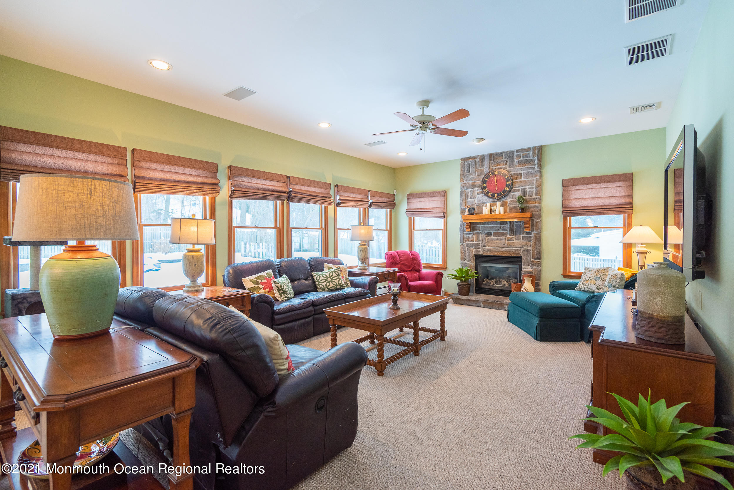 2100 Red Gate Road Allenwood, NJ 08720 - Photo 12 of 61 a living room with furniture and a large window