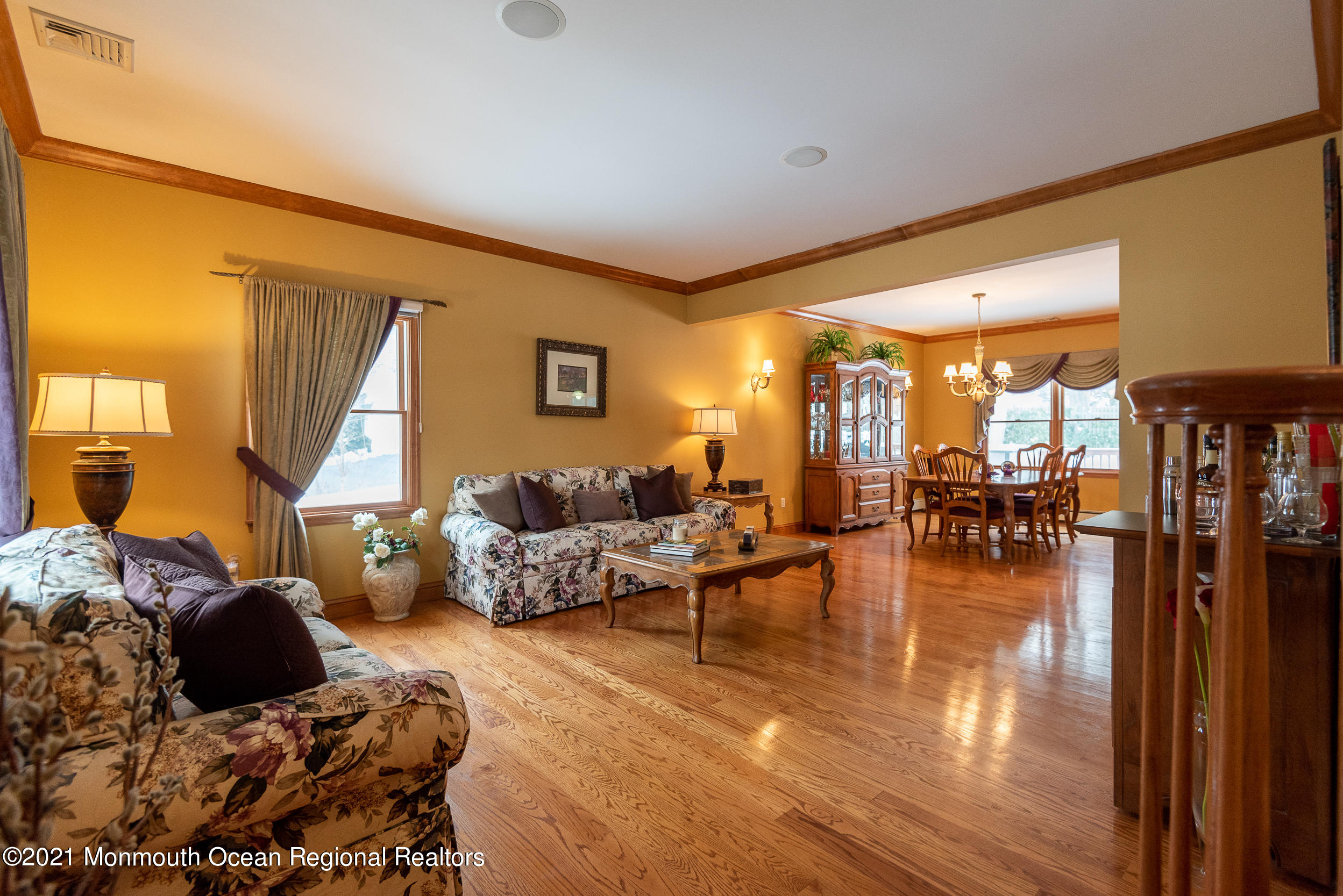 2100 Red Gate Road Allenwood, NJ 08720 - Photo 18 of 61 a living room with furniture and a wooden floor