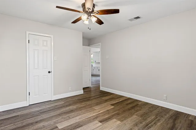 wooden floor in an empty room