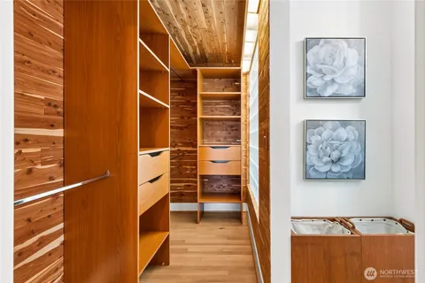 a view of walk in closet