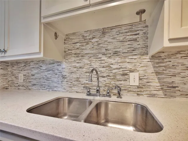 a close view of sink and tap