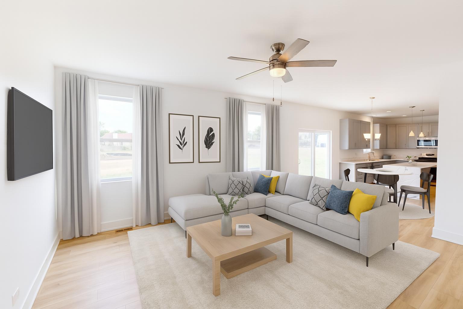 784 Cascade Place Marengo, IL 60152 - Photo 12 of 33 a living room with furniture and a large window