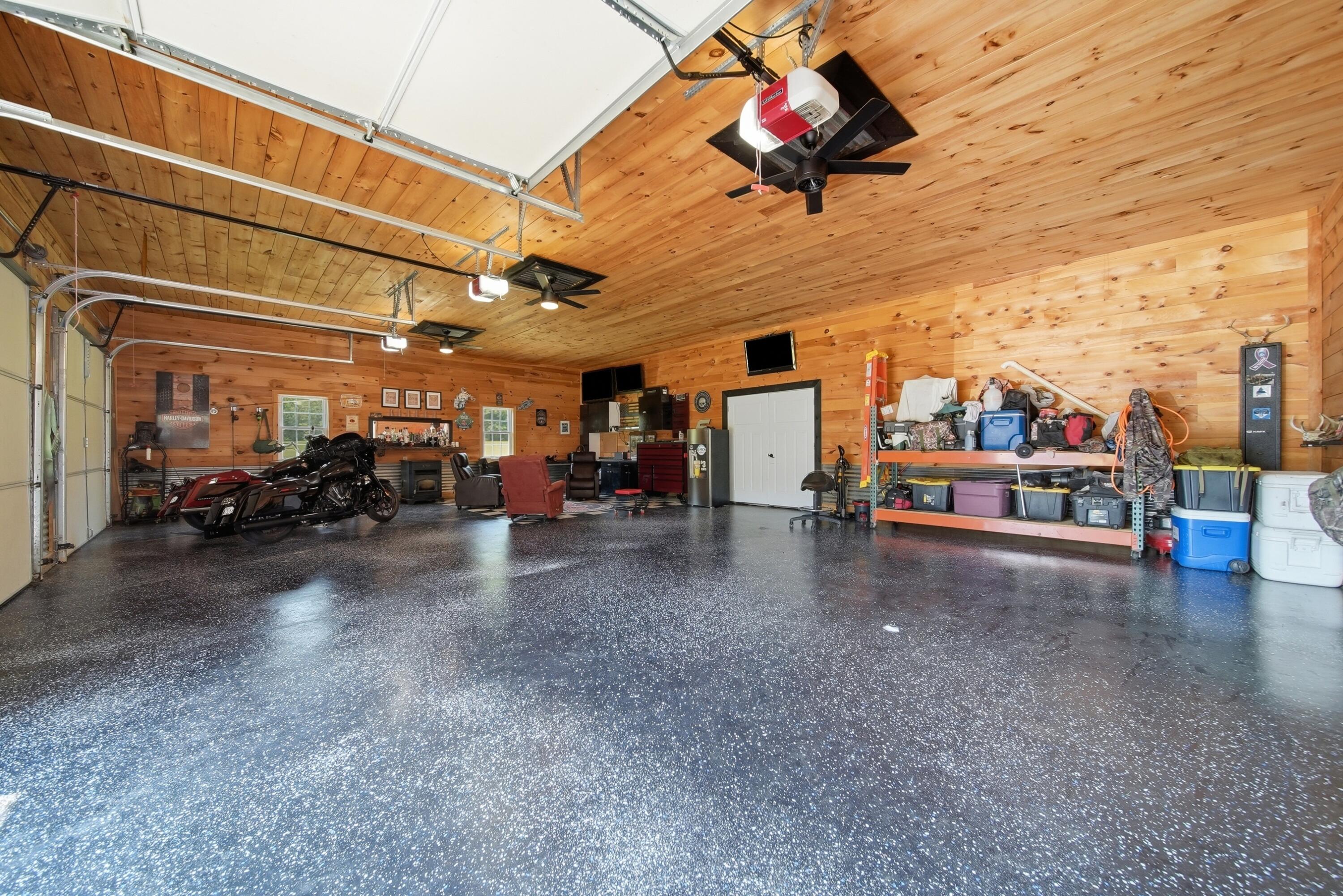 81 Pigeon Brook Road Baldwin, ME 04091 - Photo 45 of 60 High end garage with epoxy floor
