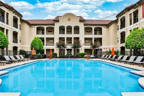 a view of a building with many windows